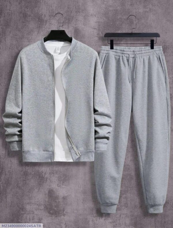 2PC Men Zipper + Trouser (Tracksuit) - Image 8