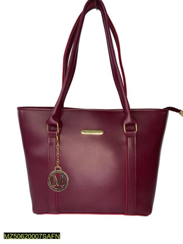 M PLAIN LEATHER BAG