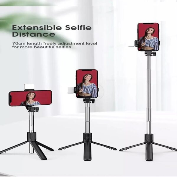 SELFIE STICK WITH LED TRIPOD STAND - Image 6