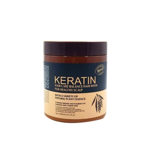 Keratin Hair Mask Treatment Restore, Strengthen (500ml) - Image 2