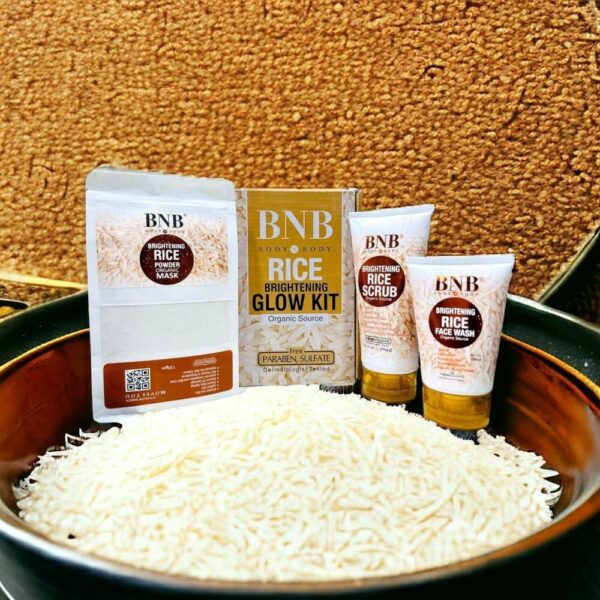 Whitening and Brightening Rice Facial Kit - Image 3