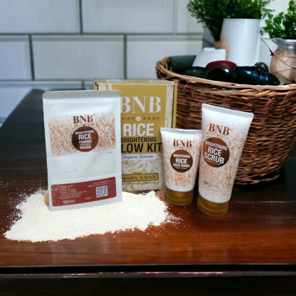 Whitening and Brightening Rice Facial Kit